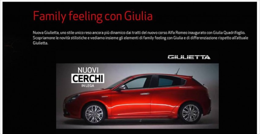 Alfa Romeo Giulietta facelift revealed ahead of Geneva 448058