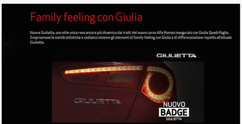 Alfa Romeo Giulietta facelift revealed ahead of Geneva 448060