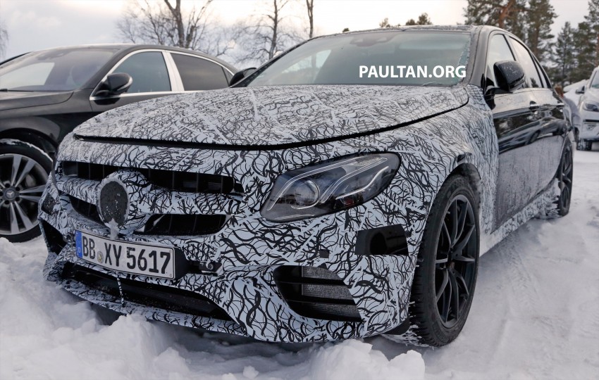 SPYSHOTS: Mercedes-AMG E63 up close and personal 448235