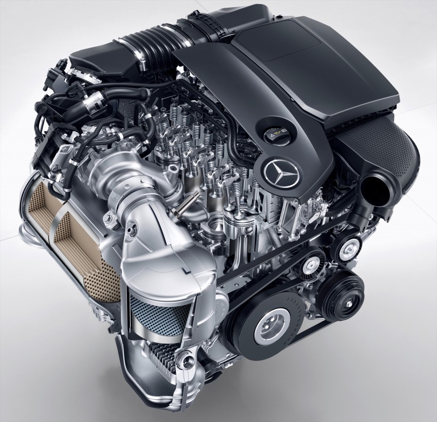 Mercedes-Benz new OM654 2.0 litre turbodiesel engine detailed – 14 hp up, 13% more efficient, 17% lighter 443166