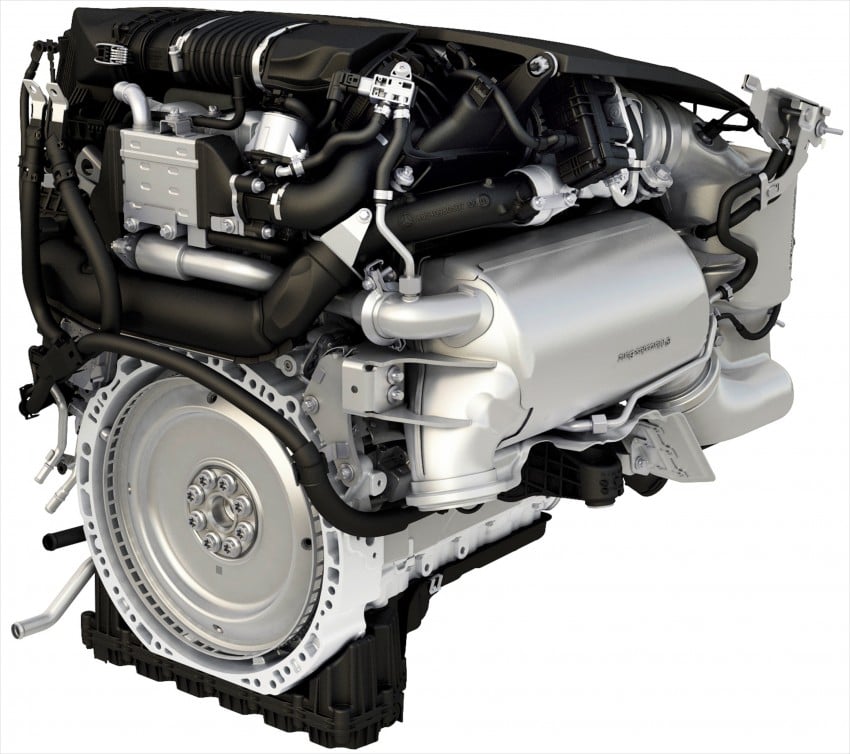 Mercedes-Benz new OM654 2.0 litre turbodiesel engine detailed – 14 hp up, 13% more efficient, 17% lighter 443169