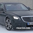 SPIED: W222 Mercedes-Benz S-Class facelift interior – centre touchpad to replace COMAND rotary knob?