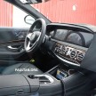 SPIED: W222 Mercedes-Benz S-Class facelift interior – centre touchpad to replace COMAND rotary knob?
