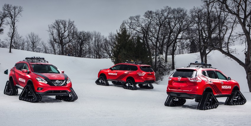 Nissan Winter Warrior concepts revealed for Chicago – Pathfinder, Murano and X-Trail toughened for snow 439235