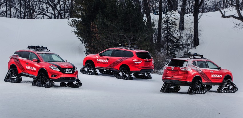 Nissan Winter Warrior concepts revealed for Chicago – Pathfinder, Murano and X-Trail toughened for snow 439236