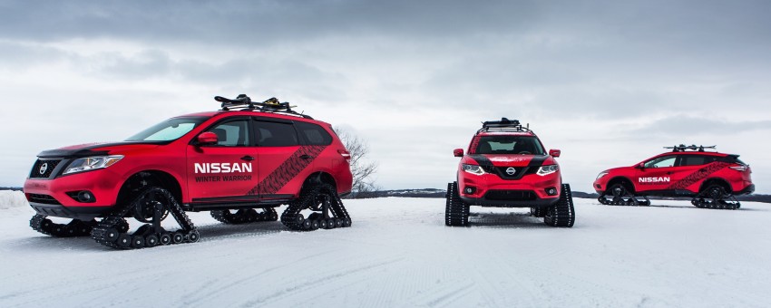 Nissan Winter Warrior concepts revealed for Chicago – Pathfinder, Murano and X-Trail toughened for snow 439237