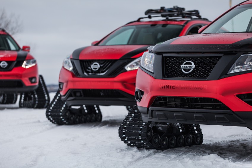 Nissan Winter Warrior concepts revealed for Chicago – Pathfinder, Murano and X-Trail toughened for snow 439243