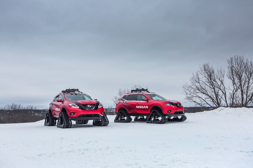 Nissan Winter Warrior concepts revealed for Chicago – Pathfinder, Murano and X-Trail toughened for snow 439244