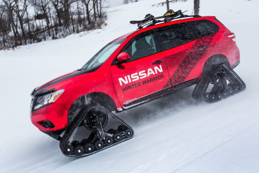 Nissan Winter Warrior concepts revealed for Chicago – Pathfinder, Murano and X-Trail toughened for snow 439245