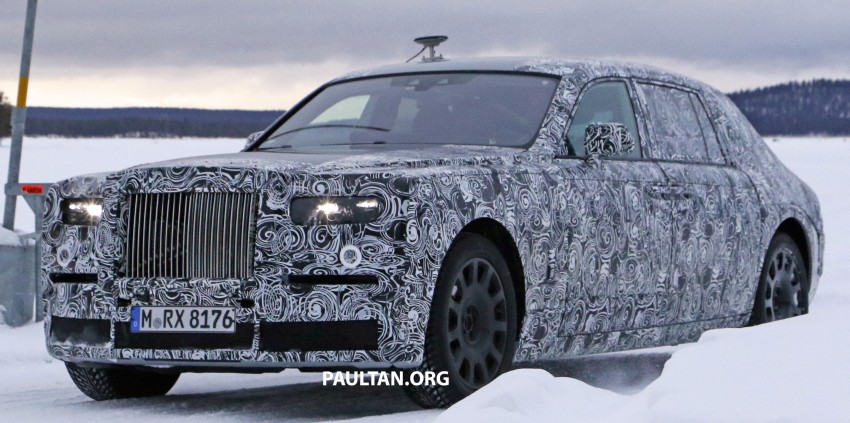 SPYSHOTS: New Rolls-Royce Phantom on winter test 439933