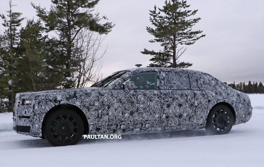 SPYSHOTS: New Rolls-Royce Phantom on winter test 439935