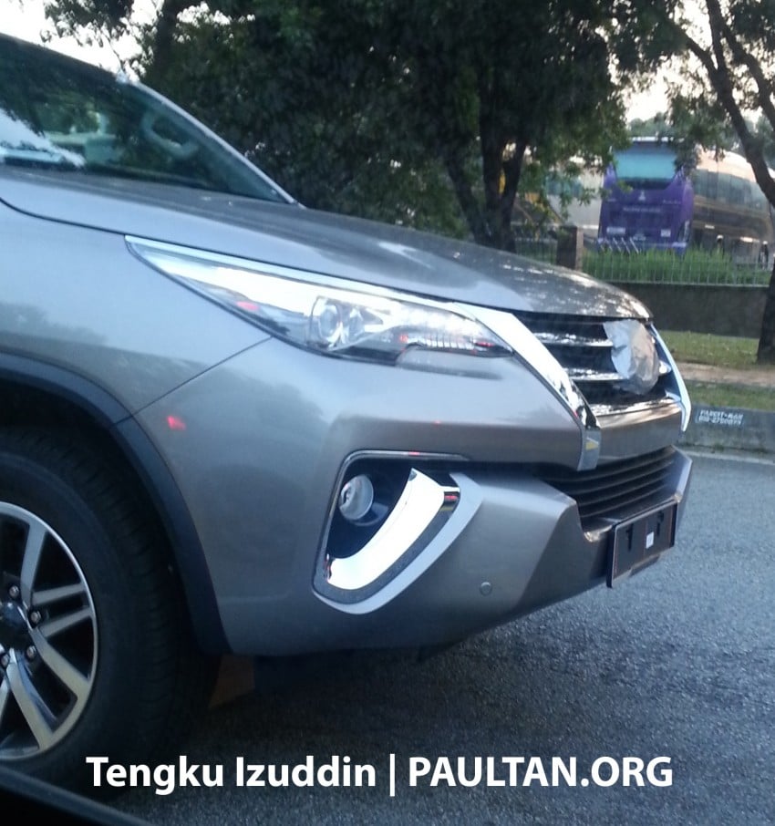SPYSHOT: Toyota Fortuner 2016 baharu kelihatan berdekatan Padang Jawa, tampil dua set roda berbeza 446422