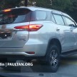 SPYSHOTS: 2016 Toyota Fortuner seen in Malaysia