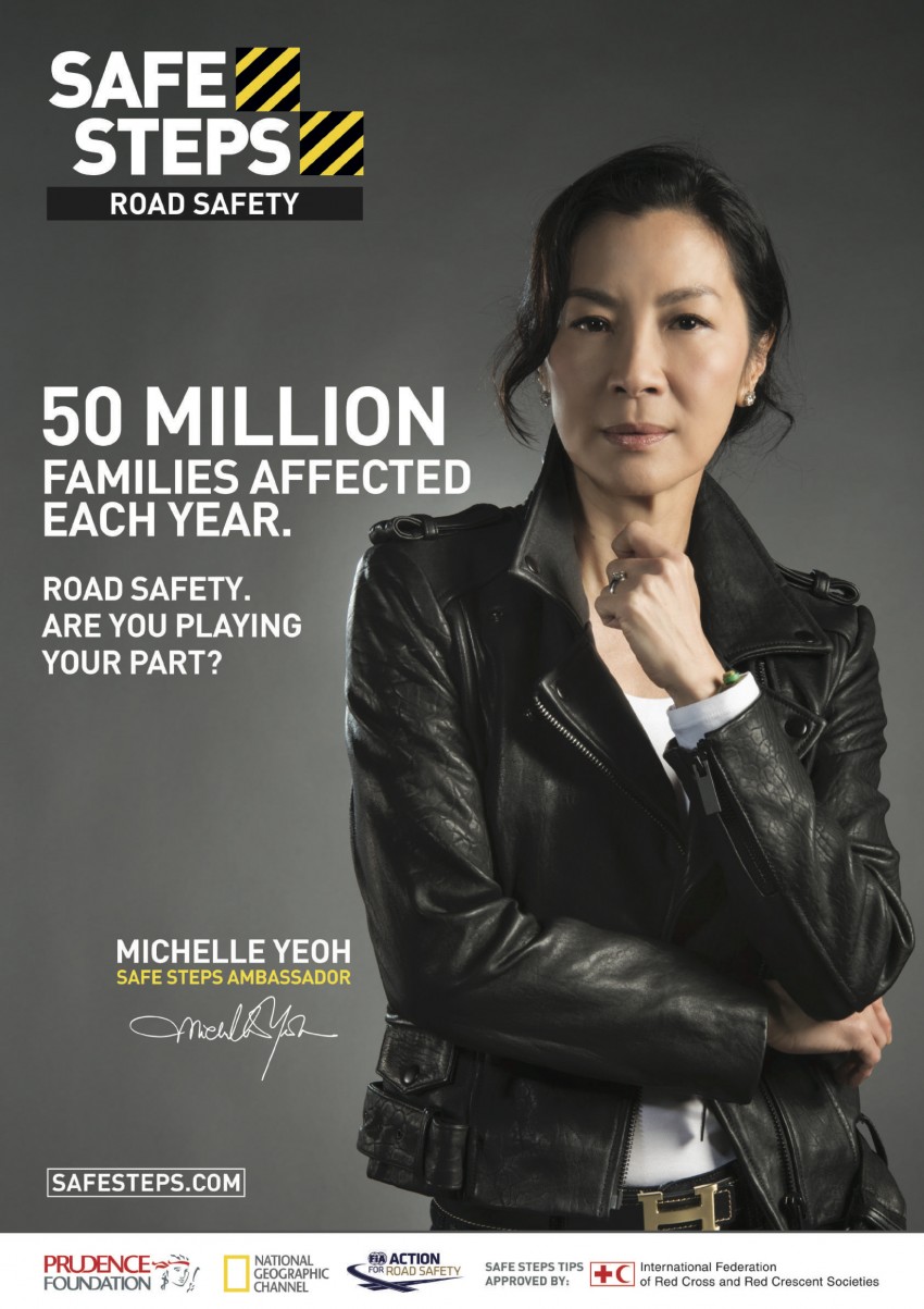 Michelle Yeoh launches Safe Steps Road Safety programme – team up with FIA, Nat Geo and Prudence 442030