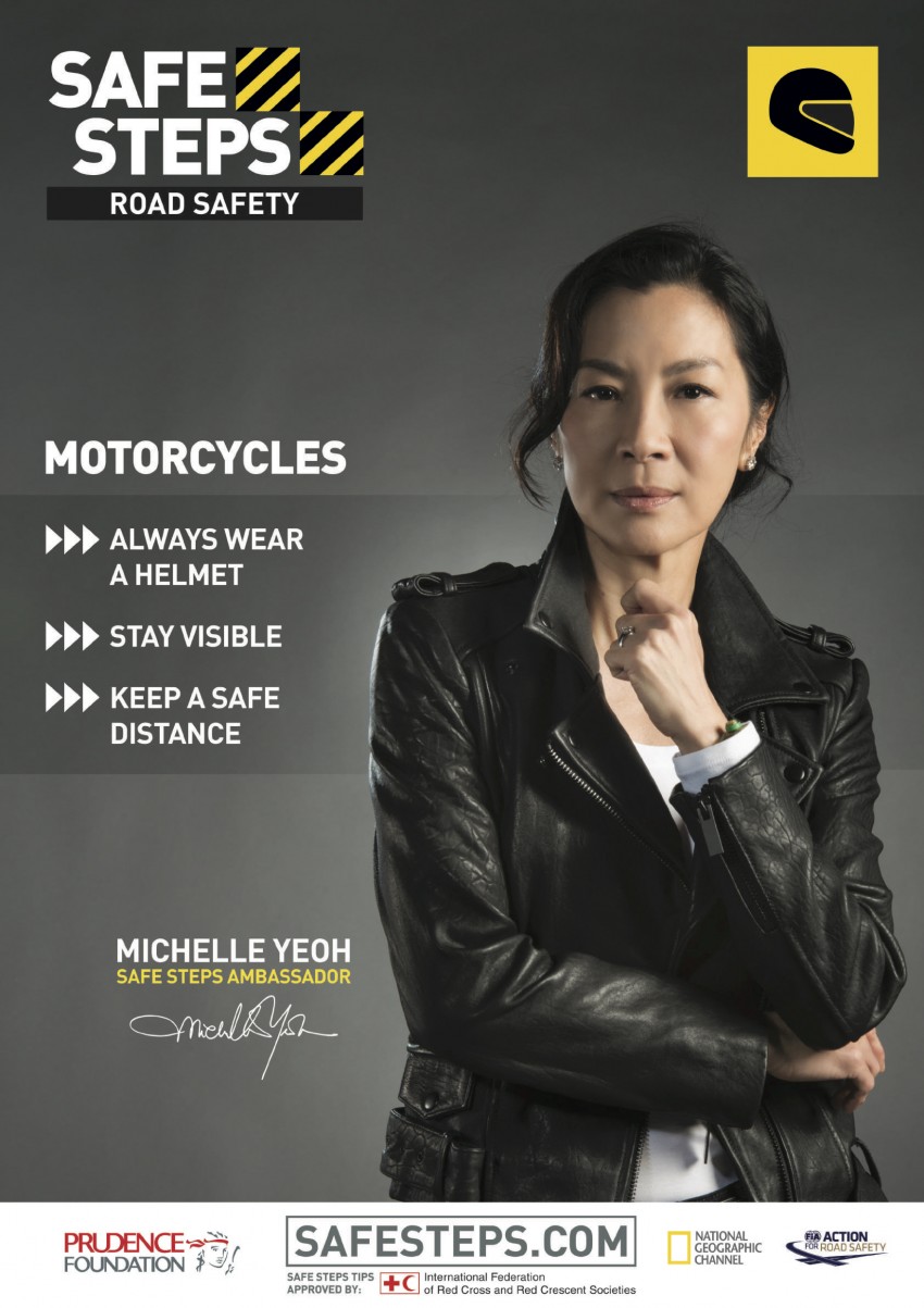 Michelle Yeoh launches Safe Steps Road Safety programme – team up with FIA, Nat Geo and Prudence 442026