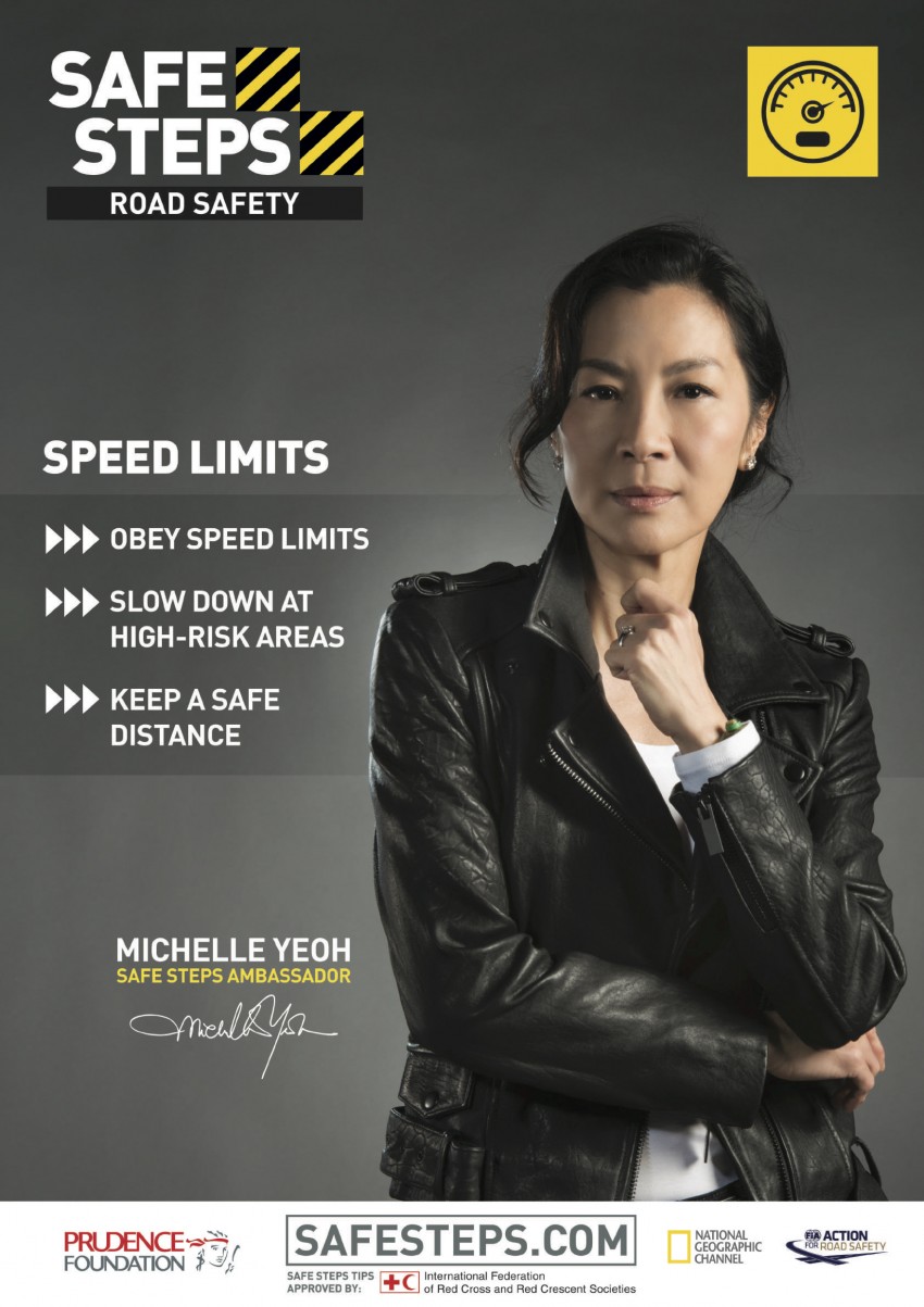 Michelle Yeoh launches Safe Steps Road Safety programme – team up with FIA, Nat Geo and Prudence 442023