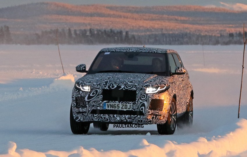 SPIED: Jaguar E-Pace test mule testing in the snow 441975