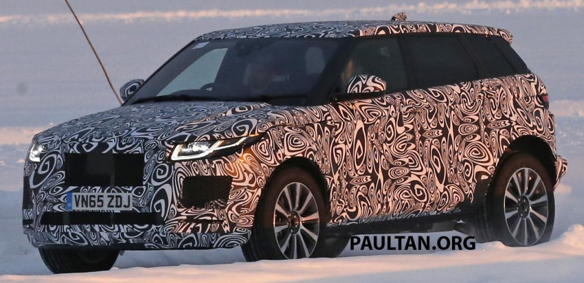 SPIED: Jaguar E-Pace test mule testing in the snow 441976