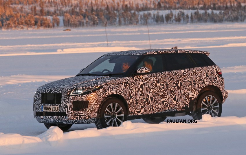 SPIED: Jaguar E-Pace test mule testing in the snow 441979