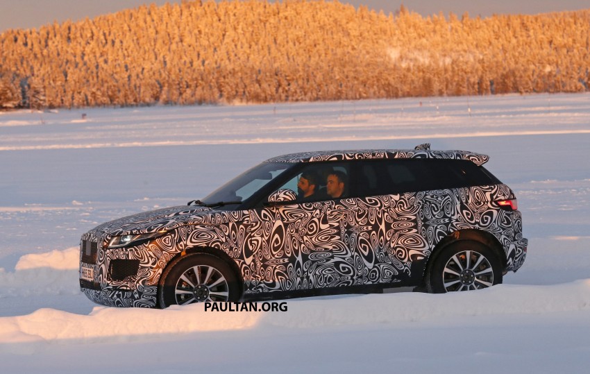 SPIED: Jaguar E-Pace test mule testing in the snow 441982