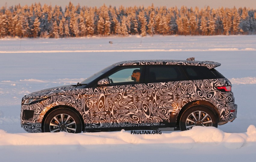 SPIED: Jaguar E-Pace test mule testing in the snow 441983