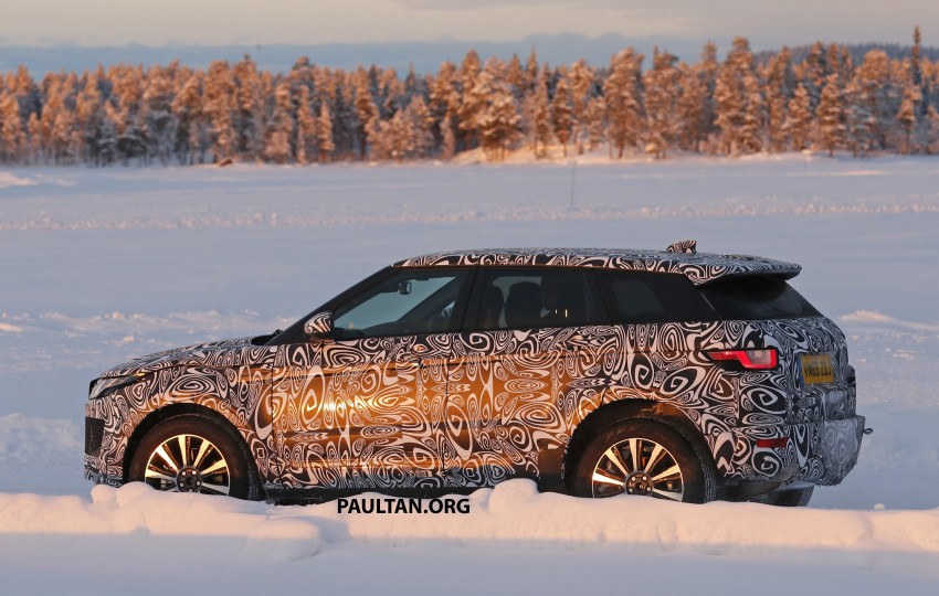 SPIED: Jaguar E-Pace test mule testing in the snow 441984