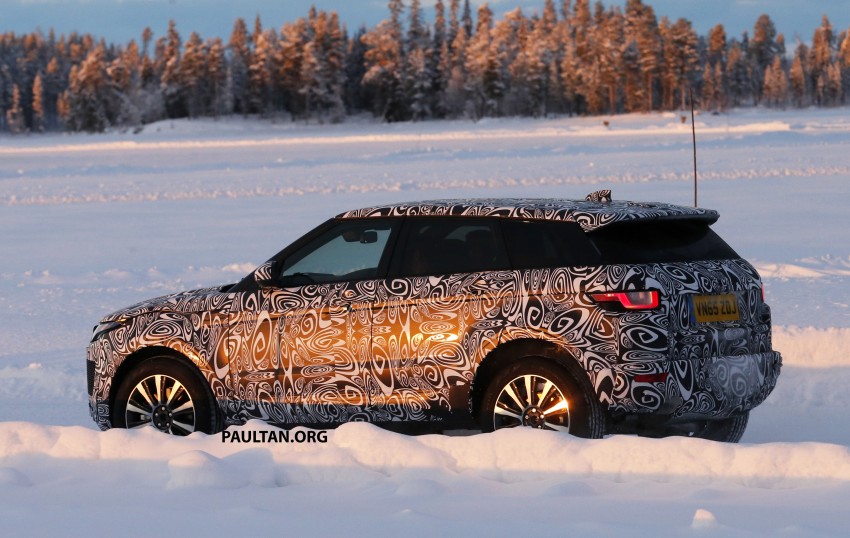 SPIED: Jaguar E-Pace test mule testing in the snow 441985