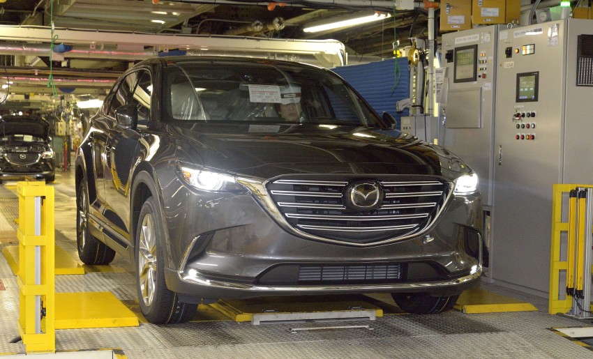 Mazda CX-9 begins production run in Hiroshima plant 440787