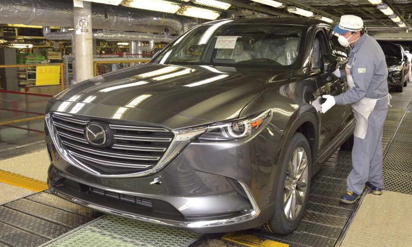 Mazda CX-9 begins production run in Hiroshima plant 440788