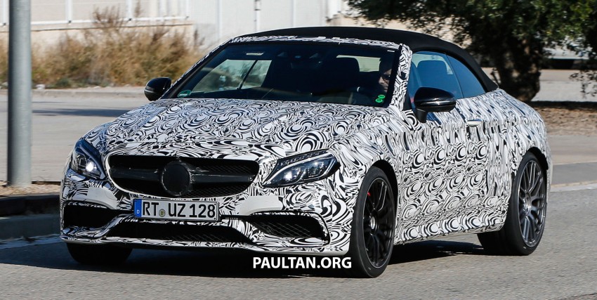 SPIED: Mercedes-AMG C43 and C63 Cabriolet testing 439375