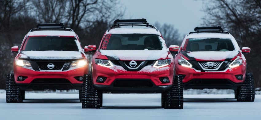 Nissan Winter Warrior concepts revealed for Chicago – Pathfinder, Murano and X-Trail toughened for snow 439269