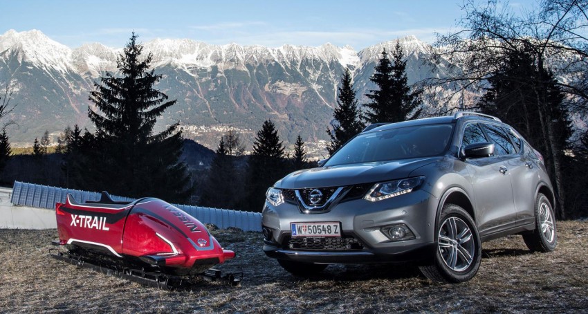 Nissan’s X-Trail bobsleigh is the world’s first 7-seater 437140