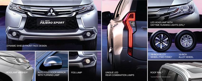 Mitsubishi Pajero Sport SUV baharu dilancarkan di Indonesia – enjin 2.4L baharu dan 2.5L lama 437042