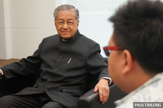 Tun Dr Mahathir ‘fine’ with East Coast Rail Link project