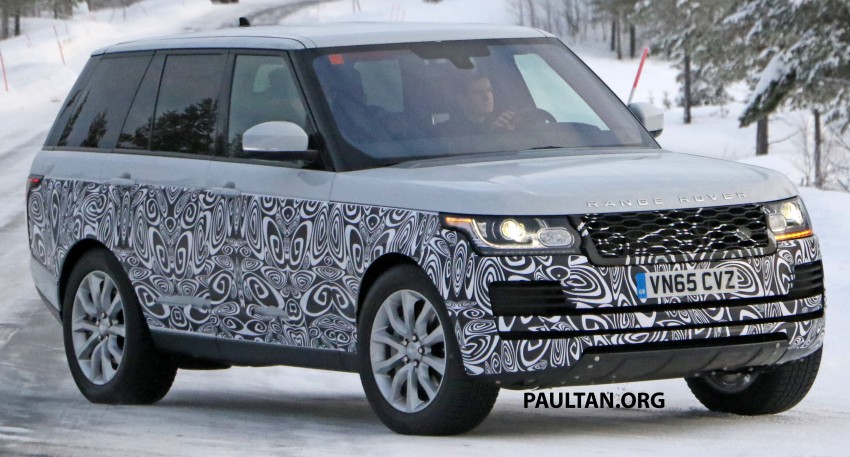 SPIED: 2017 Range Rover facelift spotted in the snow 440046