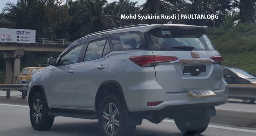 SPYSHOTS: 2016 Toyota Fortuner seen in Malaysia 449727