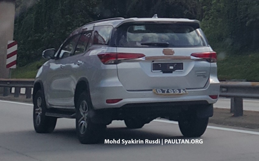 SPYSHOTS: 2016 Toyota Fortuner seen in Malaysia 449728