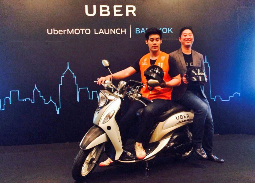 Uber launches new UberMOTO bike service in BKK 447976