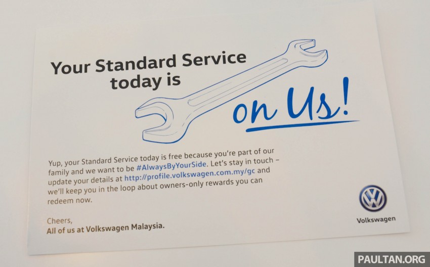 Volkswagen owners in M’sia get a free service today 449912