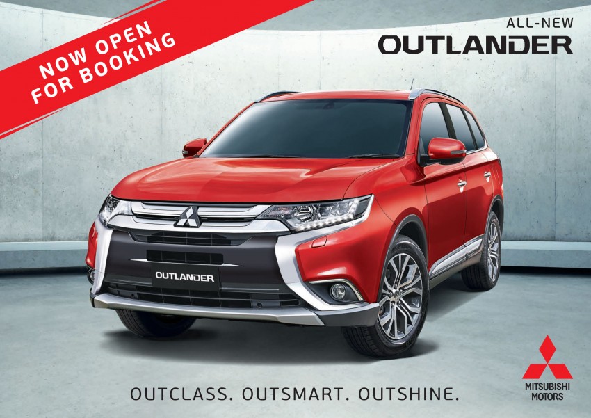 Mitsubishi Outlander open for booking – 2.4L, RM166k 447629