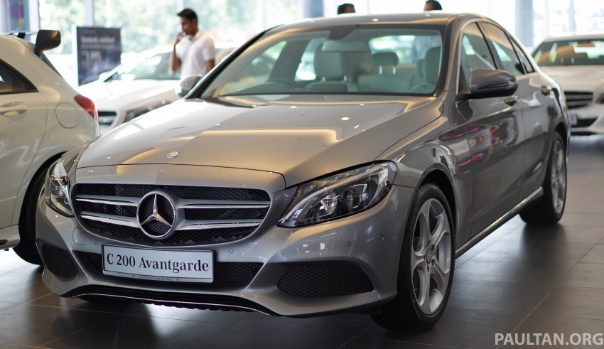 Mercedes-Benz C200 Avantgarde diperkemaskinikan – roda lebih besar, kurang krom, ekzos berkembar 437420