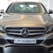 Mercedes-Benz C200 Avantgarde diperkemaskinikan – roda lebih besar, kurang krom, ekzos berkembar