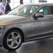 Mercedes-Benz C200 Avantgarde diperkemaskinikan – roda lebih besar, kurang krom, ekzos berkembar