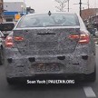 SPYSHOT: Proton Saga 2016 kelihatan dipandu uji bersebelahan Honda Brio Amaze