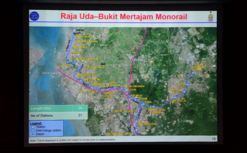 Penang public transport plan revealed – LRT, BRT, monorail and trams to connect island to mainland 454982