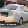 SPYSHOT: Proton Saga 2016 kelihatan dipandu uji bersebelahan Honda Brio Amaze