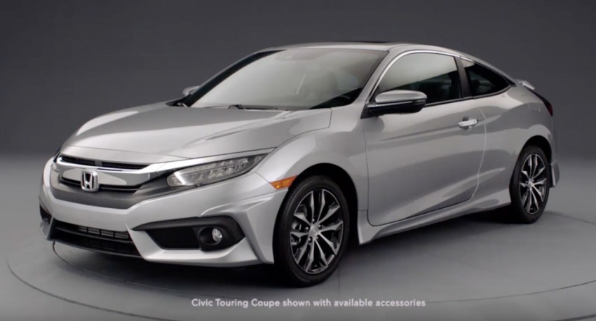 VIDEO: All-new 2016 Honda Civic Coupe walk-around 461382