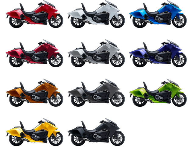2016 Honda NM4 Vultus colour chart