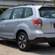 SPYSHOTS: 2016 Subaru Forester facelift in Malaysia
