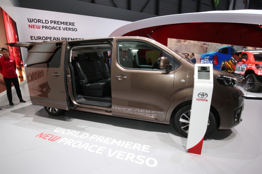 Toyota Proace debuts in Geneva with up to nine seats 456483